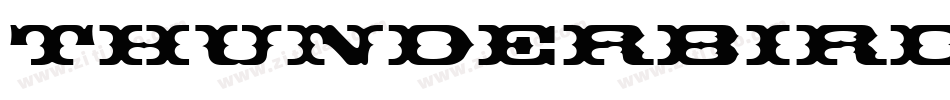 Thunderbird BT字体转换